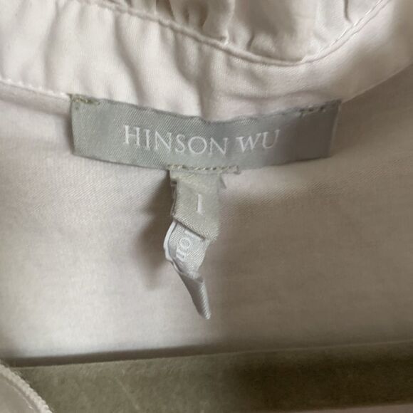 Hinson Wu white sleeveless ruffled neck Michelle tunic NWOT - Picture 9 of 10